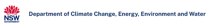 Department of Climate Change, Energy, the Environment and Water NSW logo